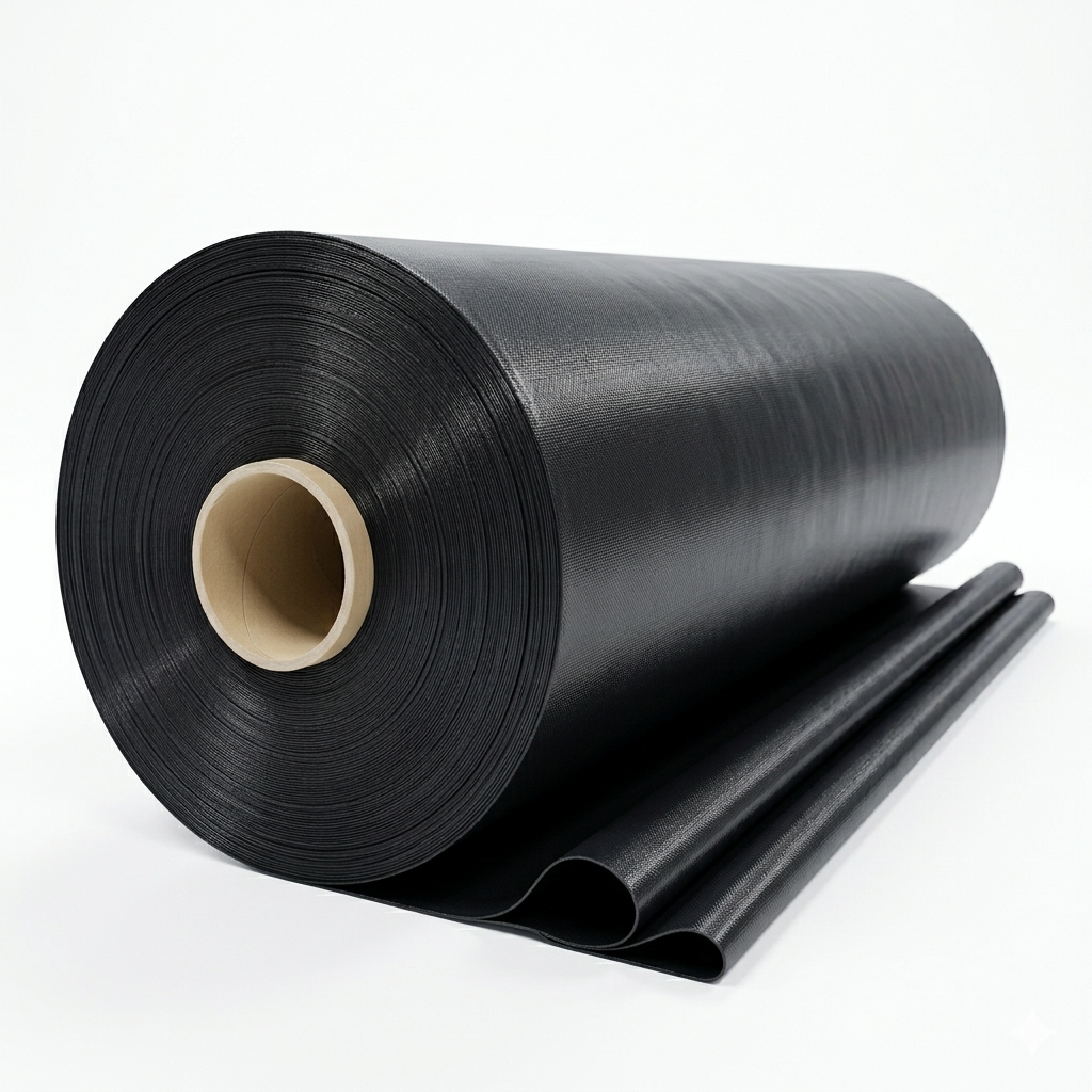 Black HDPE Laminated Fabric