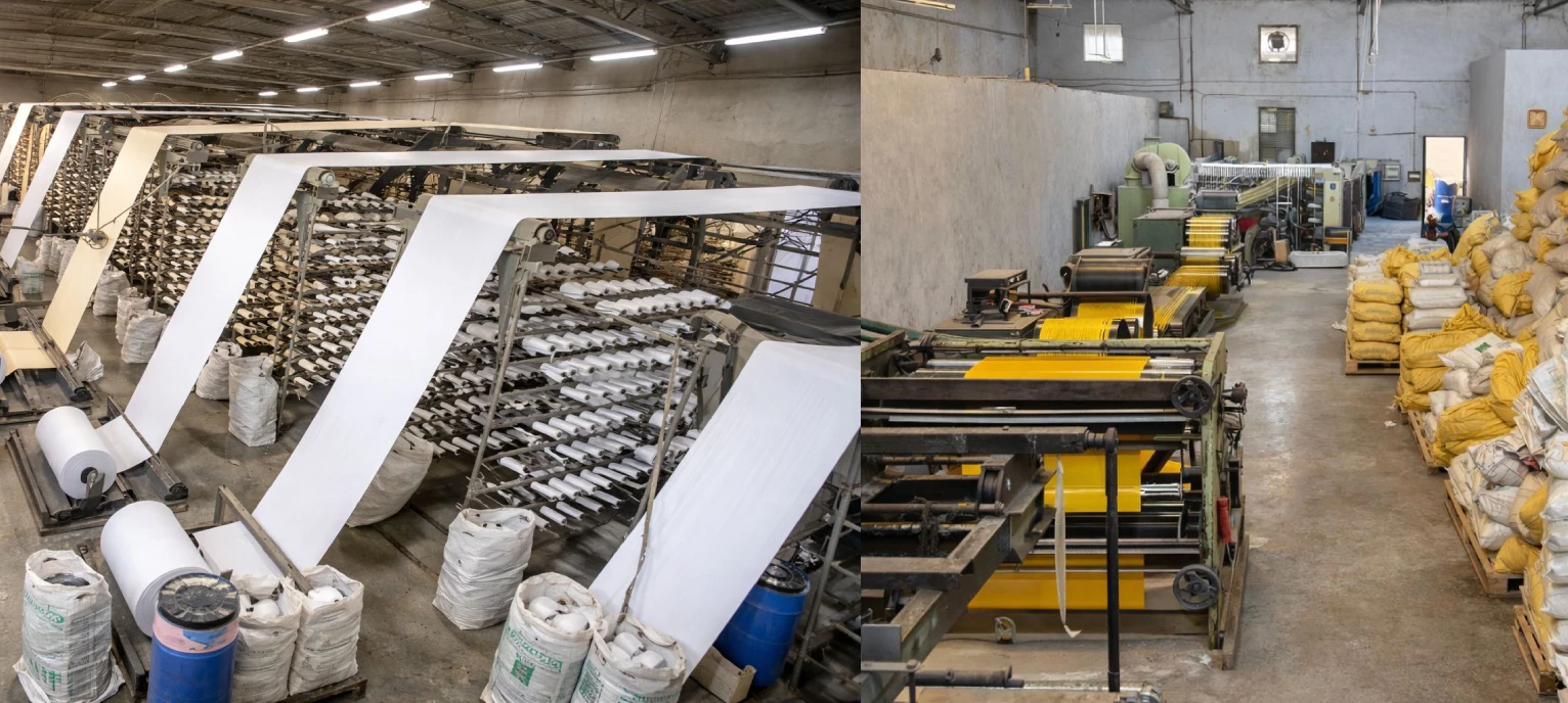 Manufacturing facility slider background